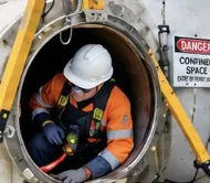 Enter confined space